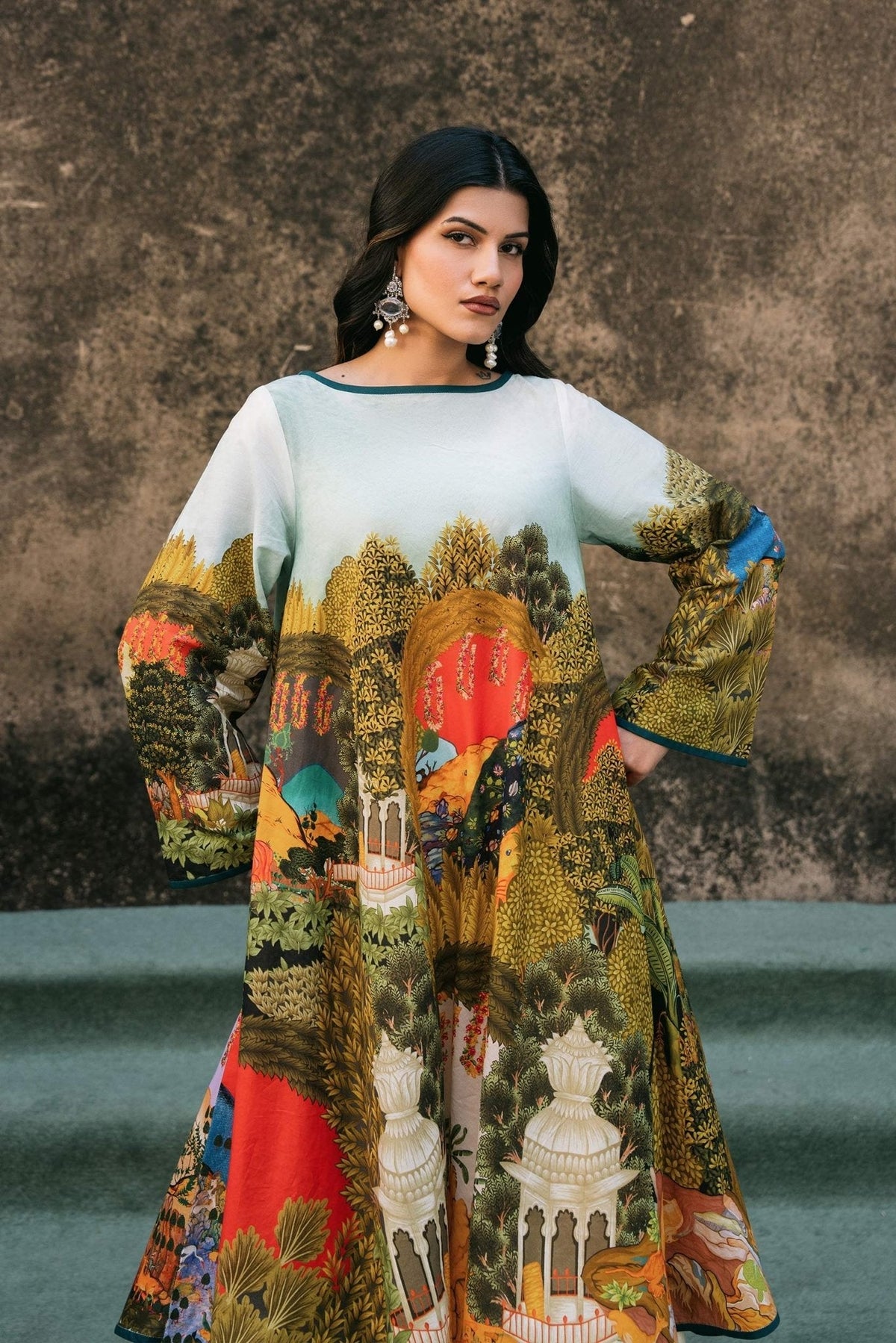 Fahad Hussayn | Lawn Banger | Chagatai -  Fahad Hussayn Ladies Clothes - Original Designer Dress - House of Maryam