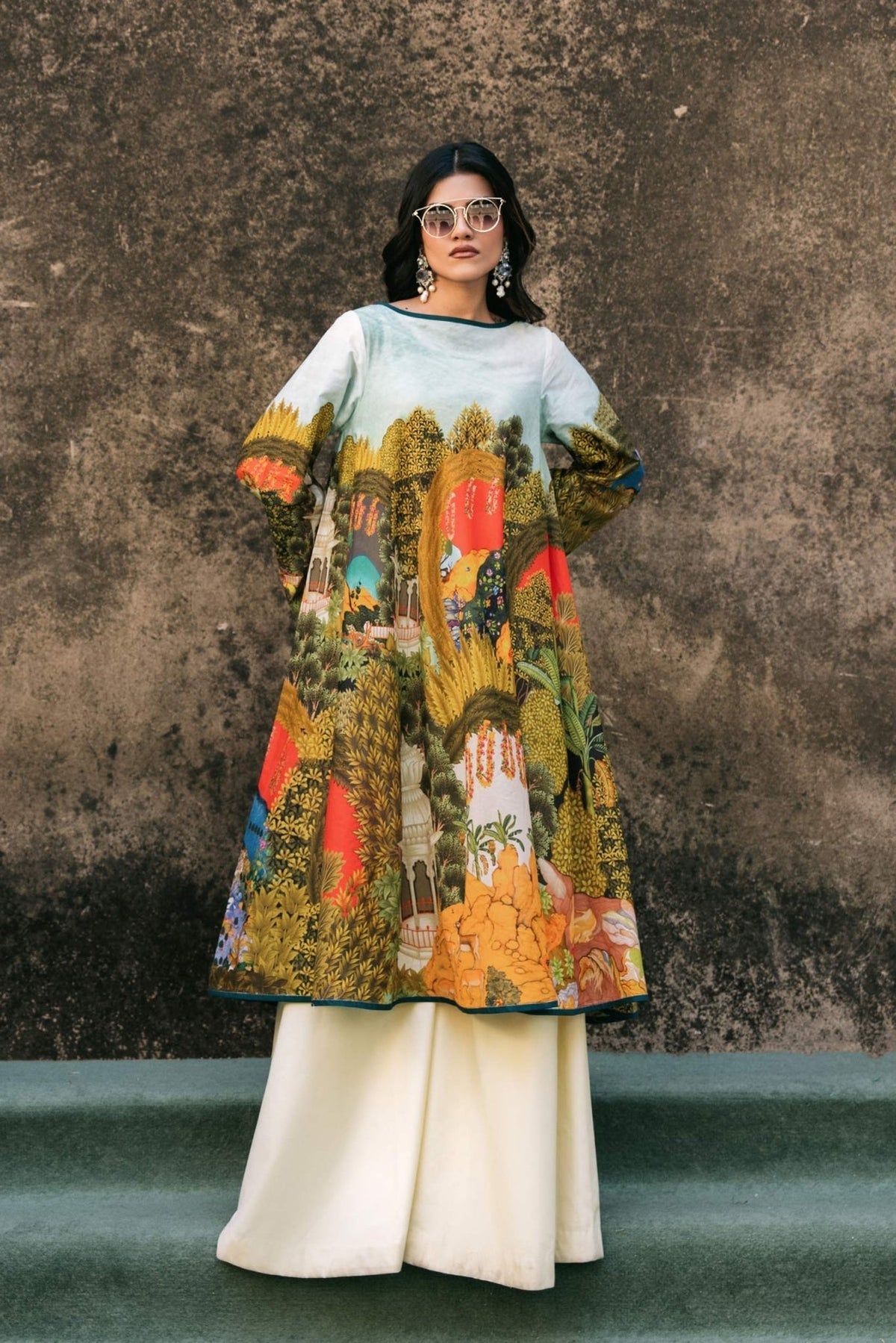 Fahad Hussayn | Lawn Banger | Chagatai -  Fahad Hussayn Ladies Clothes - Original Designer Dress - House of Maryam
