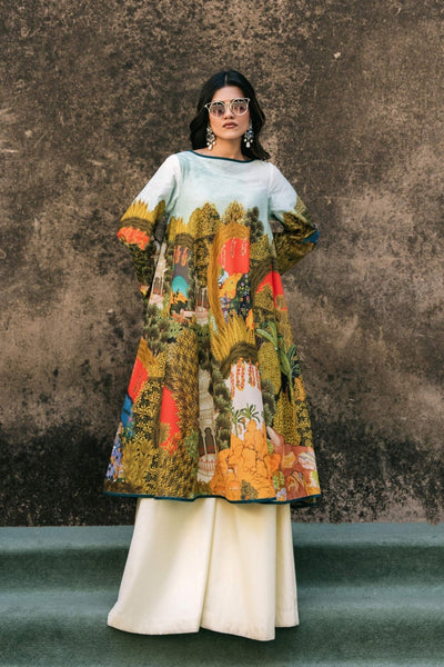 Fahad Hussayn | Lawn Banger | Chagatai -  Fahad Hussayn Ladies Clothes - Original Designer Dress - House of Maryam