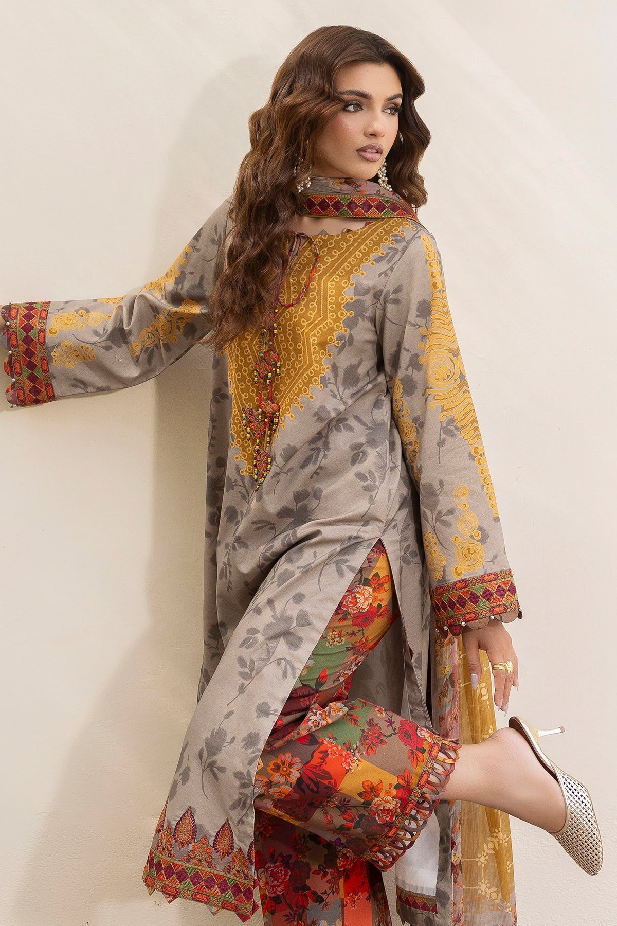 Charizma | Andaaz Lawn 26 | CAD6-02-Brand:Charizma-Type:Ladies Clothes - House of Maryam- Buy in UK, USA
