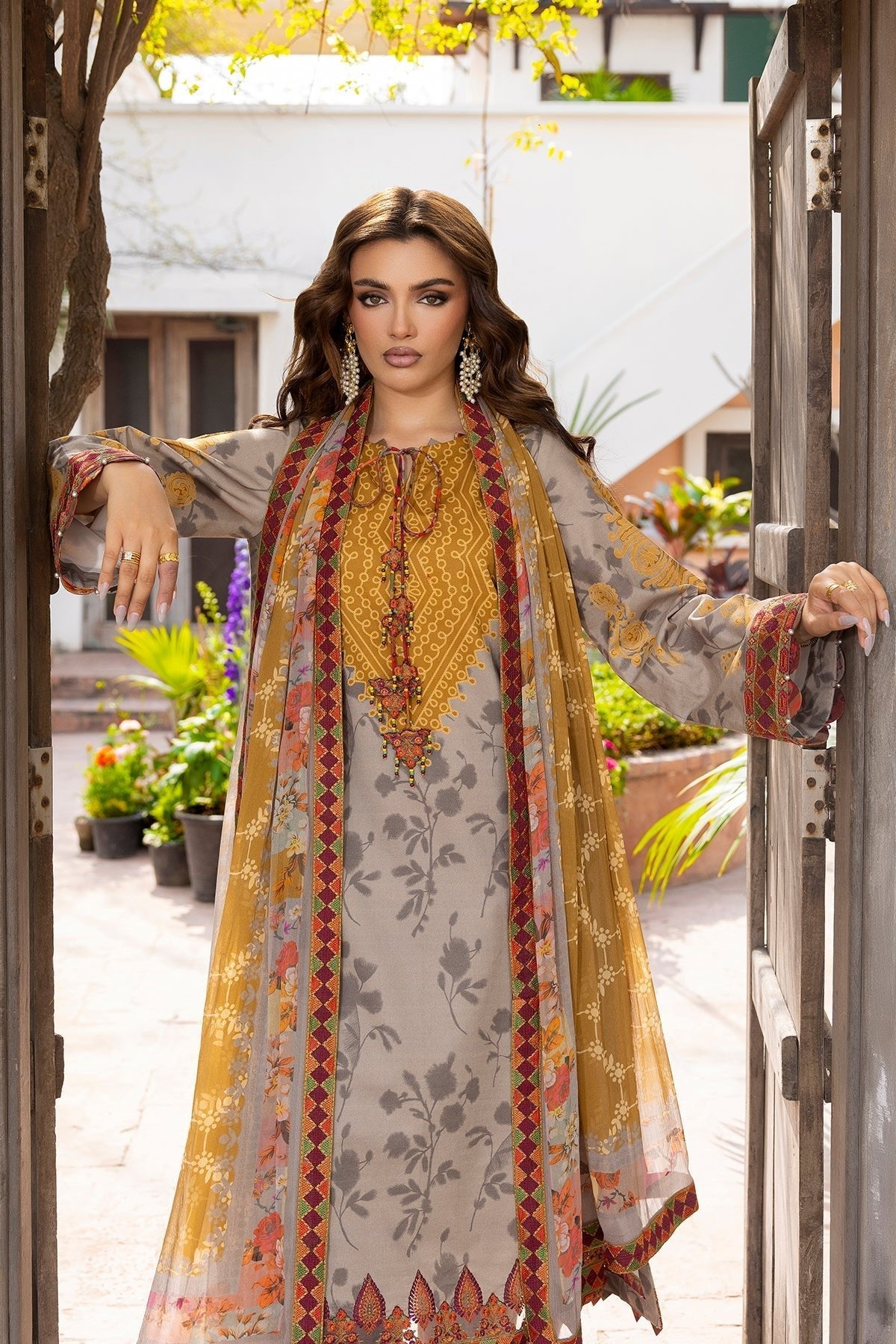 Charizma | Andaaz Lawn 26 | CAD6-02-Brand:Charizma-Type:Ladies Clothes - House of Maryam- Buy in UK, USA
