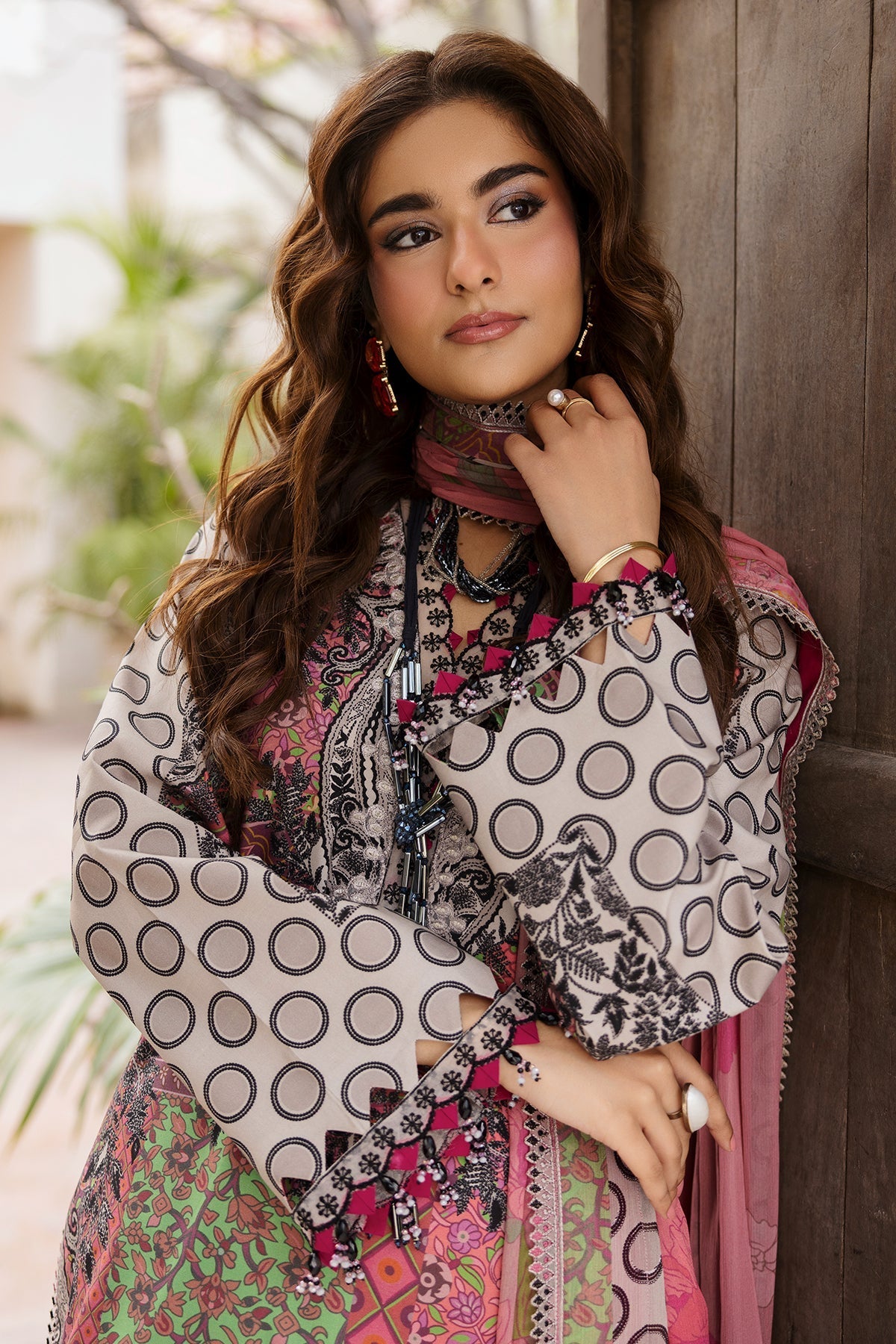 Charizma | Andaaz Lawn 26 |CAD6-04-Brand:Charizma-Type:Ladies Clothes-Pink-Lawn-House of Maryam- Buy in UK, USA