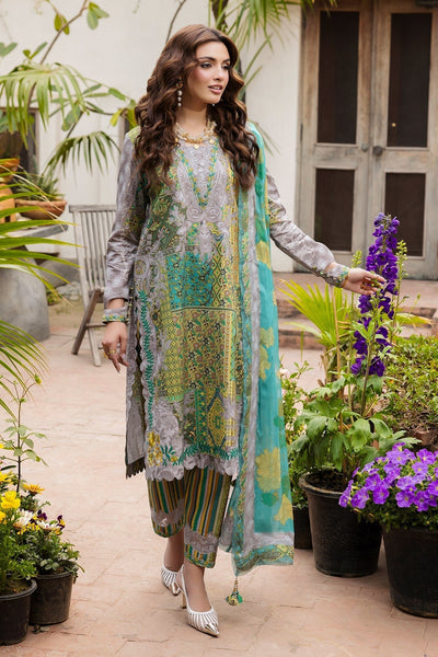 Charizma | Andaaz Lawn 26 | CAD6-06-Brand:Charizma-Type:Ladies Clothes-Lavender Gray-Lawn-House of Maryam- Buy in UK, USA