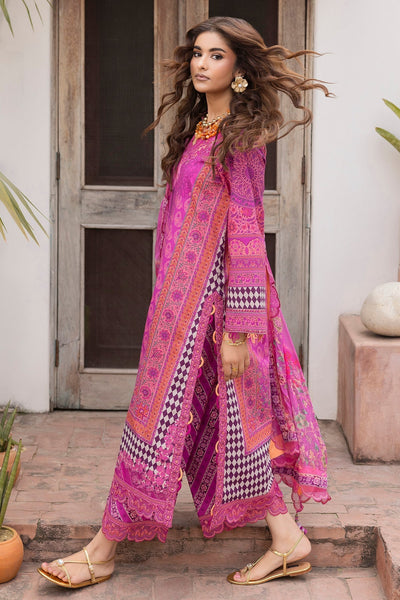 Charizma | Andaaz Lawn 26 | CAD6-09-Brand:Charizma-Type:Ladies Clothes-Thulian Pink-Lawn-House of Maryam- Buy in UK, USA