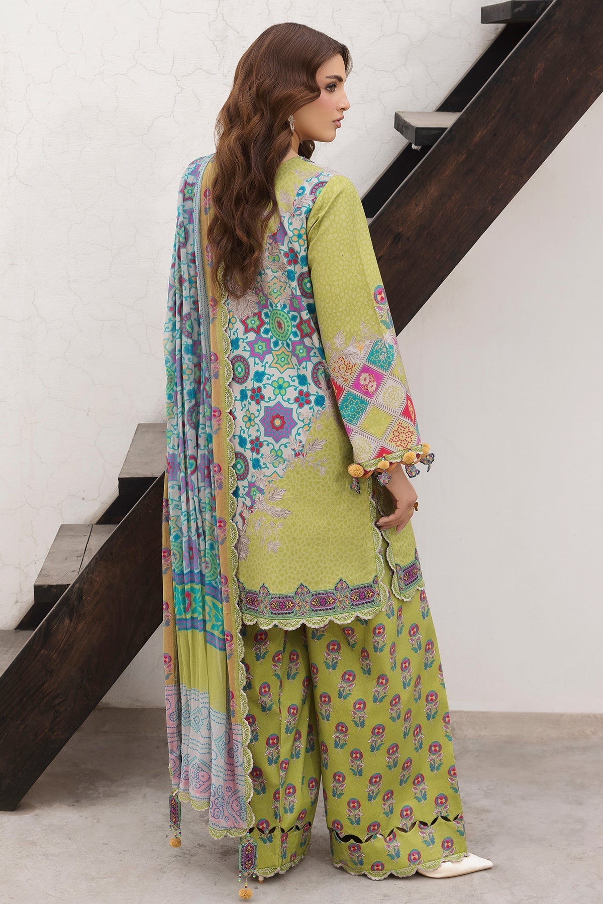 Charizma | Andaaz Lawn 26 | CAD6-10-Brand:Charizma-Type:Ladies Clothes-Mint Green-Lawn-House of Maryam- Buy in UK, USA