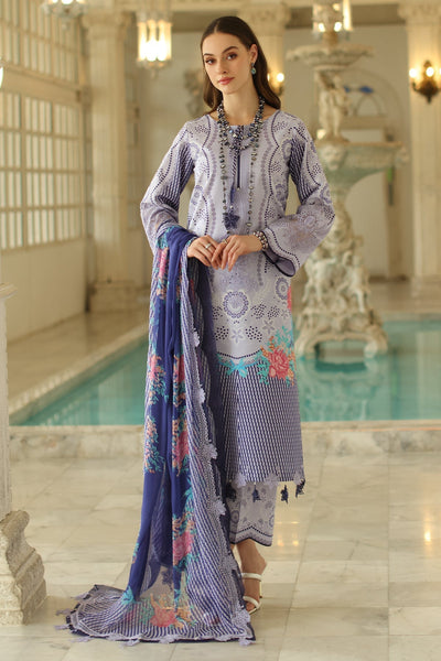 Charizma | Aniq Lawn Collection | AN5-01-Brand:Charizma-Type:Ladies Clothes-Light Lavender-Lawn-House of Maryam- Buy in UK, USA