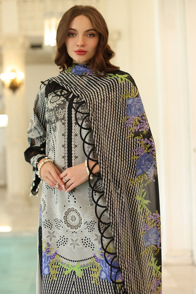 Charizma | Aniq Lawn Collection | AN5-02-Brand:Charizma-Type:Ladies Clothes-Gray-Lawn-House of Maryam- Buy in UK, USA