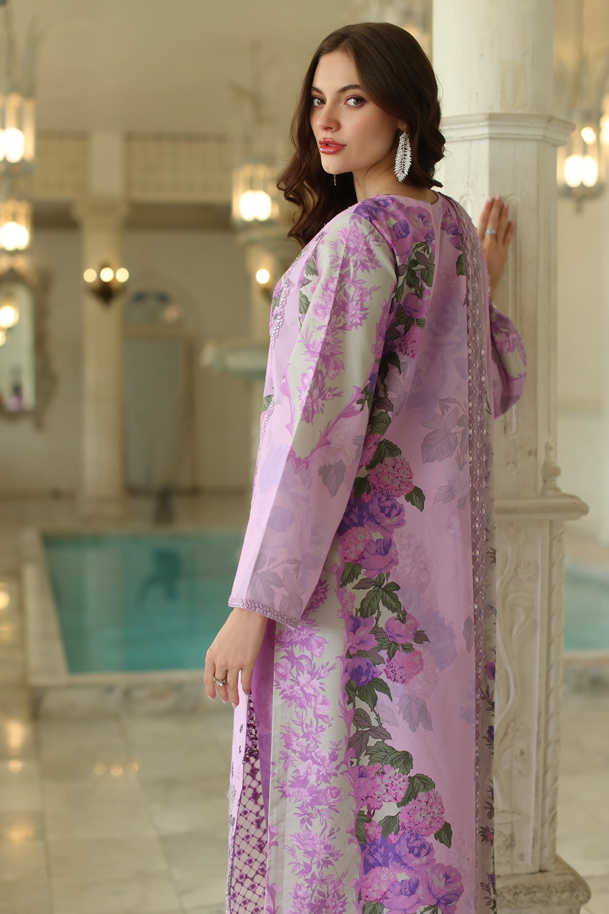 Charizma | Aniq Lawn Collection | AN5-03-Brand:Charizma-Type:Ladies Clothes-Lilac-Lawn-House of Maryam- Buy in UK, USA