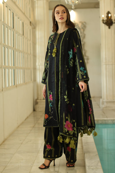 Charizma | Aniq Lawn Collection | AN5-07-Brand:Charizma-Type:Ladies Clothes-Black-Lawn-House of Maryam- Buy in UK, USA