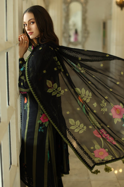 Charizma | Aniq Lawn Collection | AN5-07-Brand:Charizma-Type:Ladies Clothes-Black-Lawn-House of Maryam- Buy in UK, USA
