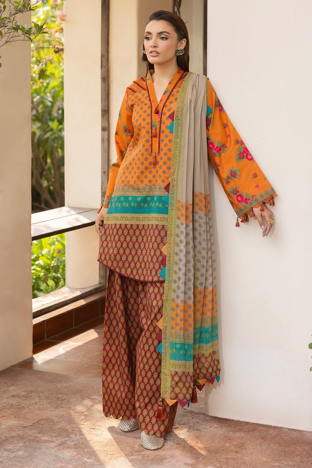 Charizma | C Print Collection | CP6-01-Brand:Charizma-Type:Ladies Clothes - House of Maryam- Buy in UK, USA