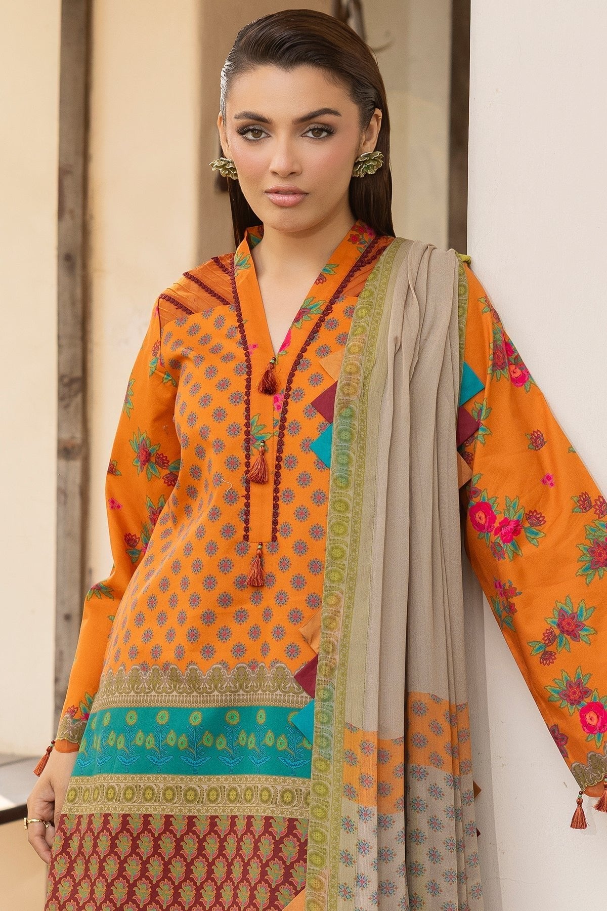 Charizma | C Print Collection | CP6-01-Brand:Charizma-Type:Ladies Clothes - House of Maryam- Buy in UK, USA