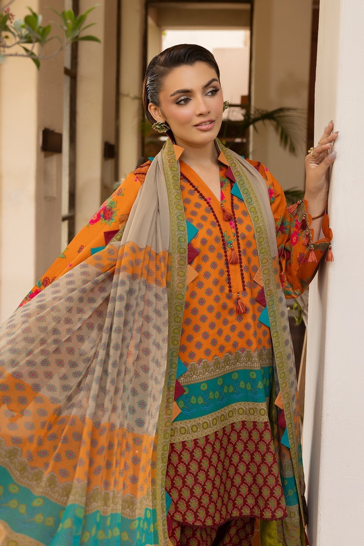 Charizma | C Print Collection | CP6-01-Brand:Charizma-Type:Ladies Clothes - House of Maryam- Buy in UK, USA