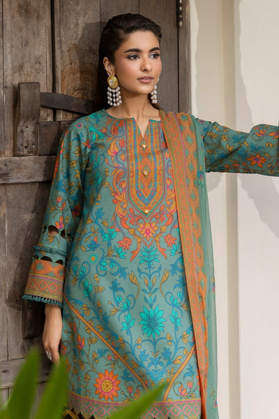 Charizma | C Print Collection | CP6-03-Brand:Charizma-Type:Ladies Clothes-Teal-Lawn-House of Maryam- Buy in UK, USA