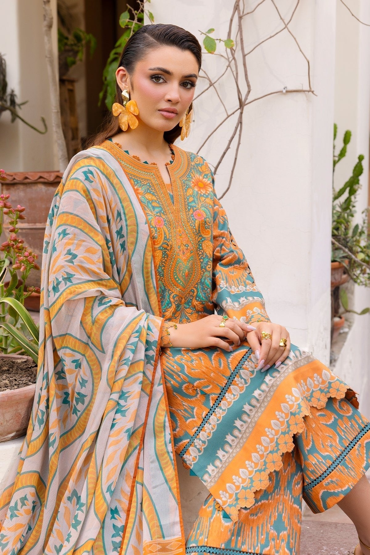 Charizma | C Print Collection | CP6-05-Brand:Charizma-Type:Ladies Clothes - House of Maryam- Buy in UK, USA