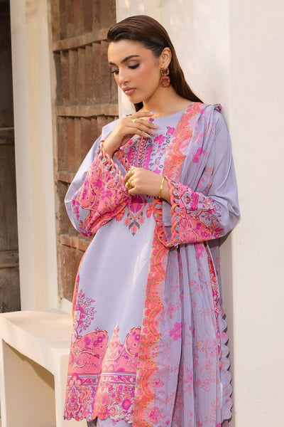 Charizma | C Print Collection | CP6-06-Brand:Charizma-Type:Ladies Clothes-Light Lavender-Lawn-House of Maryam- Buy in UK, USA