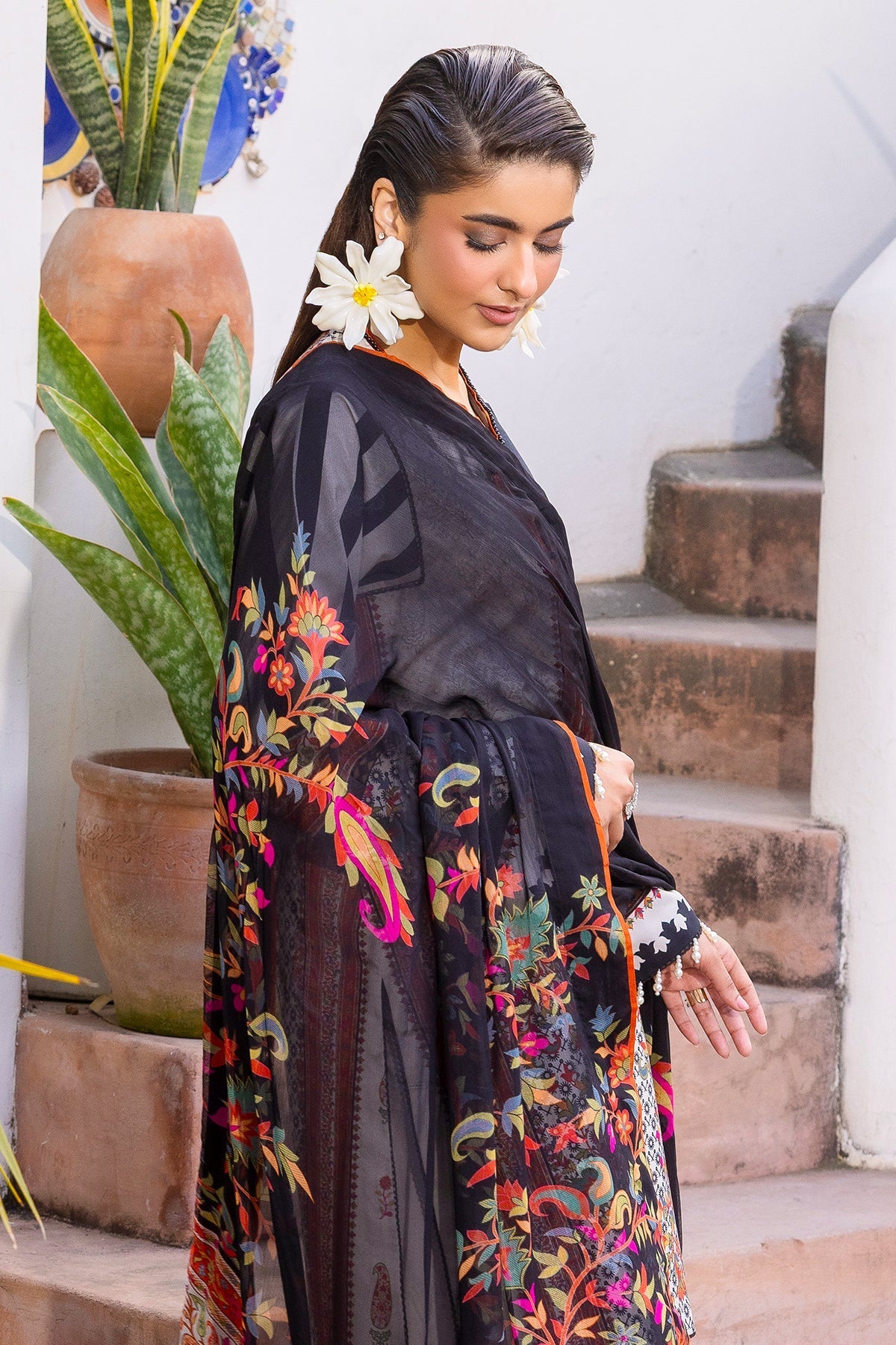 Charizma | C Print Collection | CP6-07-Brand:Charizma-Type:Ladies Clothes-Off White-Lawn-House of Maryam- Buy in UK, USA