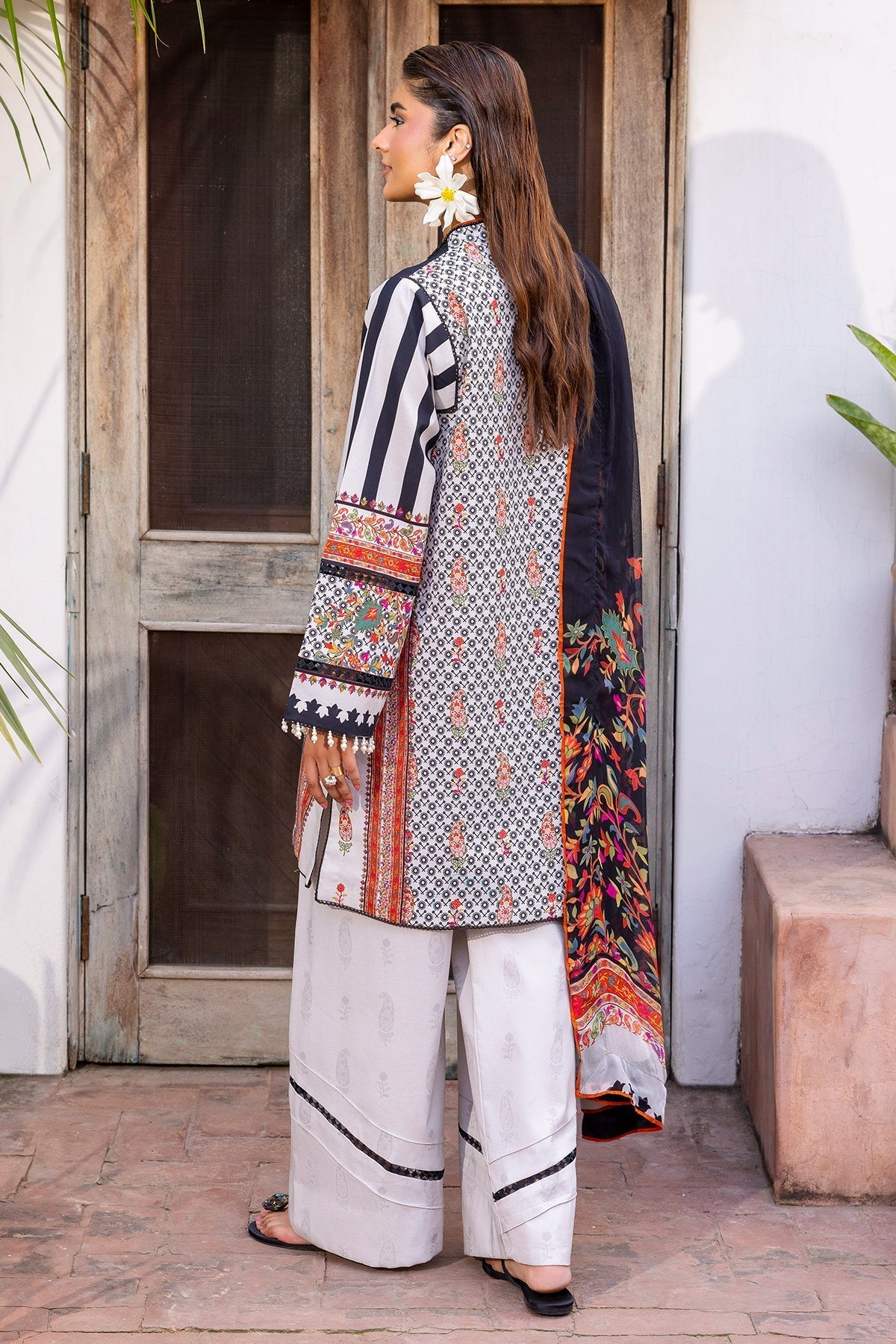 Charizma | C Print Collection | CP6-07-Brand:Charizma-Type:Ladies Clothes-Off White-Lawn-House of Maryam- Buy in UK, USA