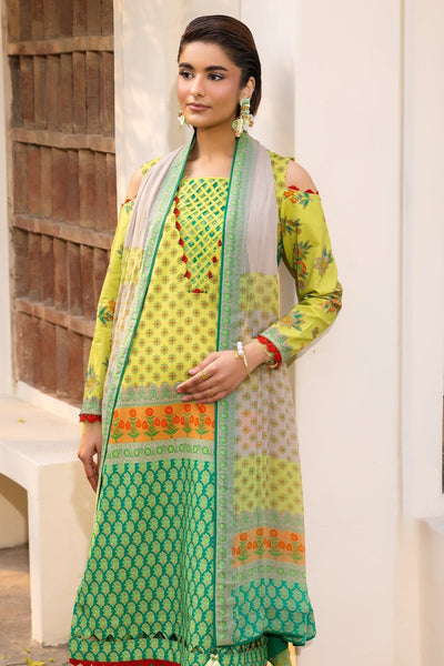 Charizma | C Print Collection | CP6-08-Brand:Charizma-Type:Ladies Clothes-Lime Green-Lawn-House of Maryam- Buy in UK, USA