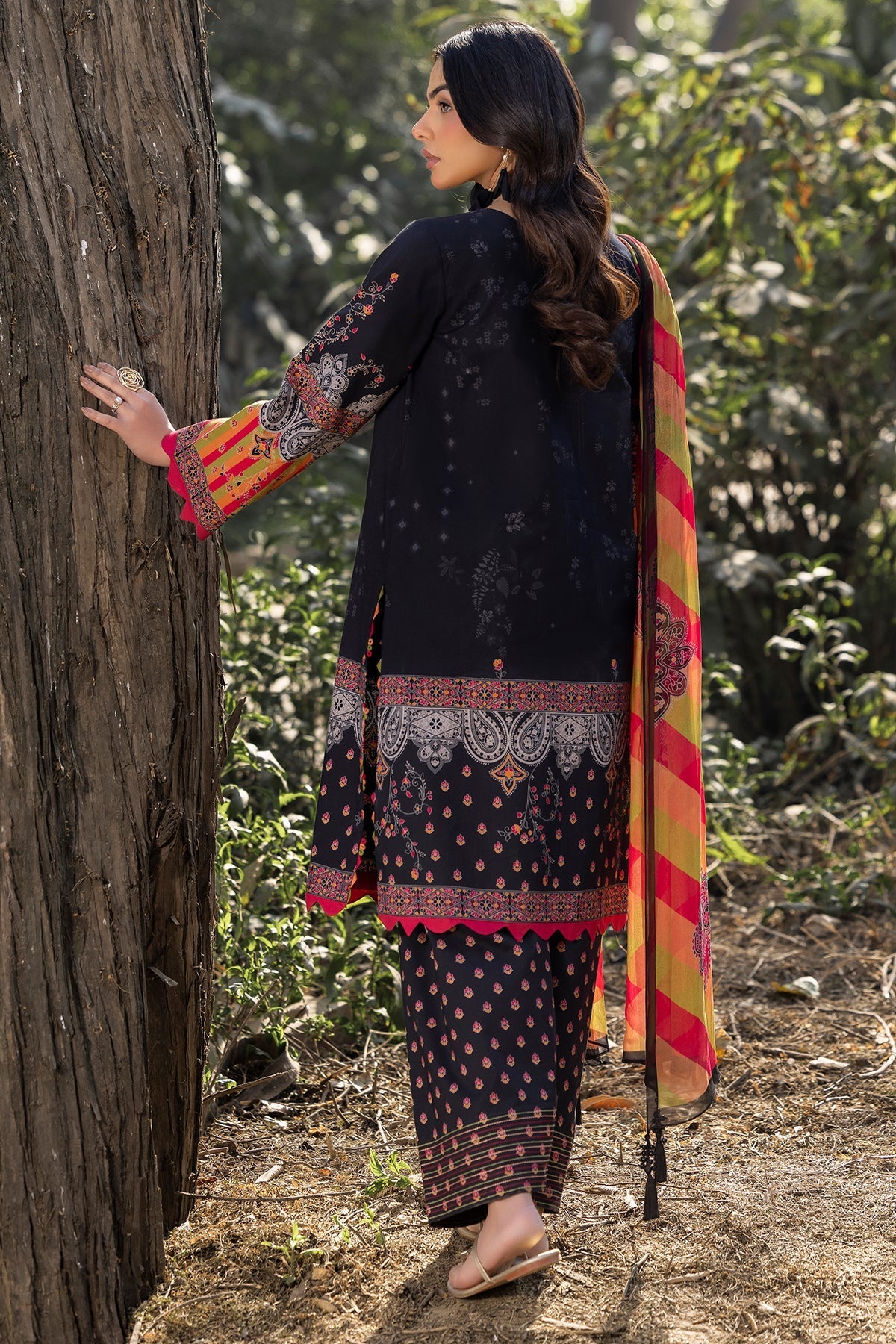 Charizma | C prints Lawn | CP5-11-Brand:Charizma-Type:Ladies Clothes-Lawn-Black-House of Maryam- Buy in UK, USA