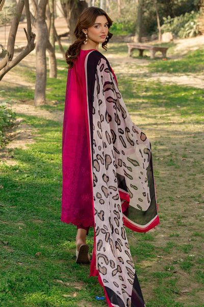 Charizma | C prints Lawn | CP5-12-Brand:Charizma-Type:Ladies Clothes-Carrot Pink-Lawn-House of Maryam- Buy in UK, USA