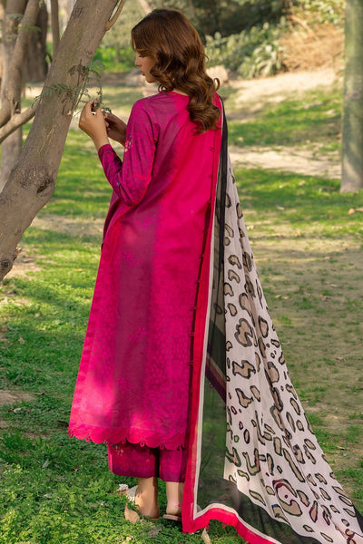 Charizma | C prints Lawn | CP5-12-Brand:Charizma-Type:Ladies Clothes-Carrot Pink-Lawn-House of Maryam- Buy in UK, USA