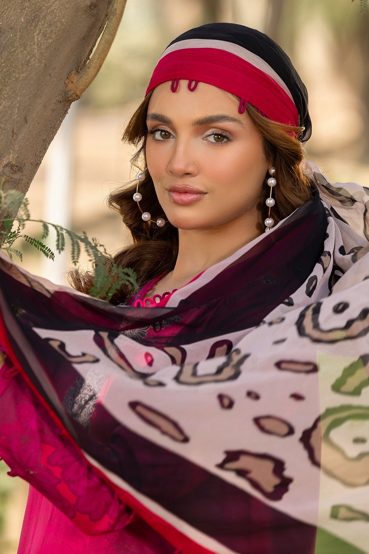 Charizma | C prints Lawn | CP5-12-Brand:Charizma-Type:Ladies Clothes-Carrot Pink-Lawn-House of Maryam- Buy in UK, USA