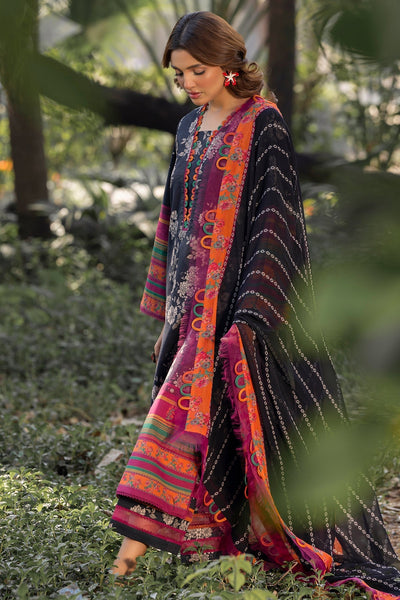 Charizma | C prints Lawn | CP5-14-Brand:Charizma-Type:Ladies Clothes-Black-Lawn-House of Maryam- Buy in UK, USA