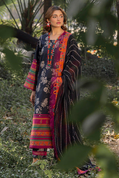 Charizma | C prints Lawn | CP5-14-Brand:Charizma-Type:Ladies Clothes-Black-Lawn-House of Maryam- Buy in UK, USA