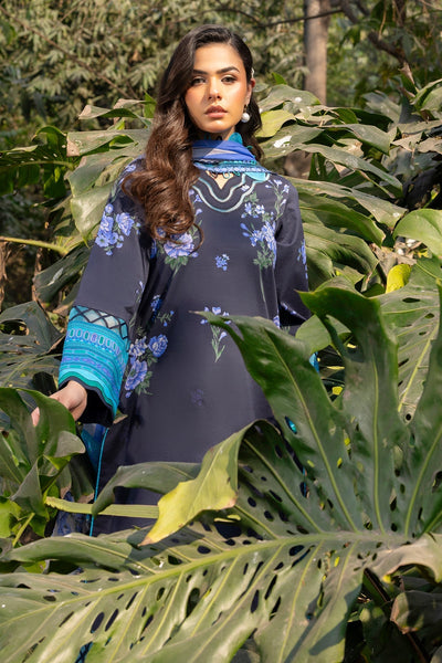 Charizma | C prints Lawn | CP5-19-Brand:Charizma-Type:Ladies Clothes-Navy-Lawn-House of Maryam- Buy in UK, USA