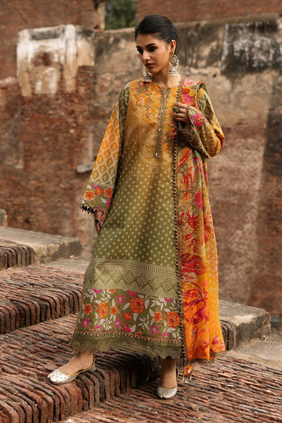 Charizma | Chunri Collection | CHN6-05-Brand:Charizma-Type:Ladies Clothes-Old Gold-Lawn-House of Maryam- Buy in UK, USA