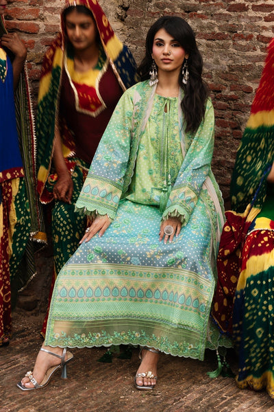 Charizma | Chunri Collection | CHN6-07-Brand:Charizma-Type:Ladies Clothes-Rich Green-Lawn-House of Maryam- Buy in UK, USA