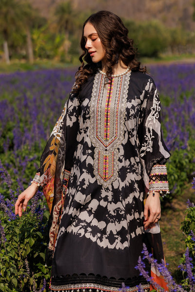 Charizma | Combination 25 | CC5-01-Brand:Charizma-Type:Ladies Clothes-Black-Lawn-House of Maryam- Buy in UK, USA