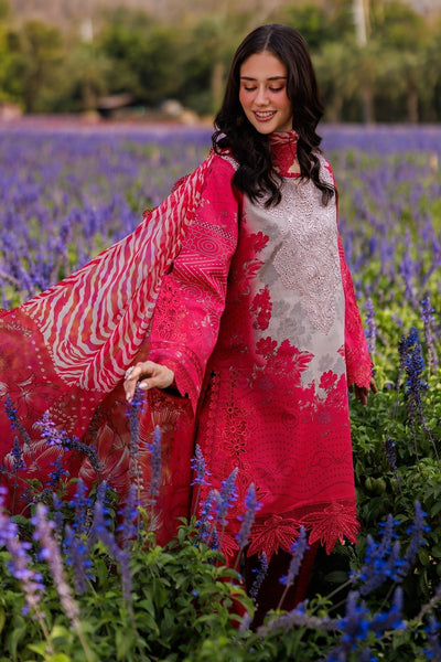 Charizma | Combination 25 | CC5-02-Brand:Charizma-Type:Ladies Clothes-Red-Lawn-House of Maryam- Buy in UK, USA