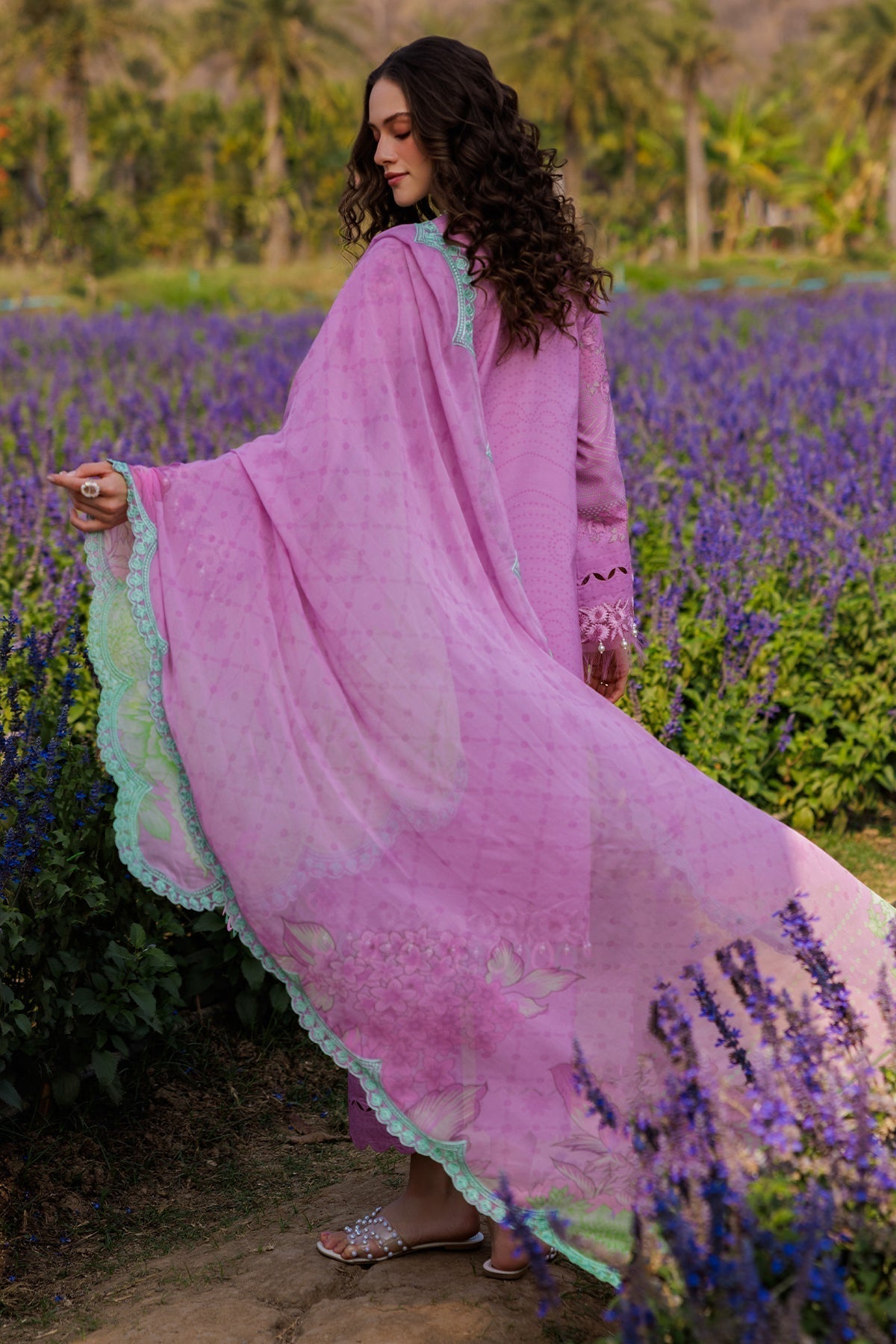 Charizma | Combination 25 | CC5-03-Brand:Charizma-Type:Ladies Clothes-Soft Pink-Lawn-House of Maryam- Buy in UK, USA