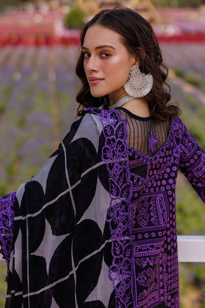 Charizma | Combination 25 | CC5-06-Brand:Charizma-Type:Ladies Clothes-Dark Purple-Lawn-House of Maryam- Buy in UK, USA