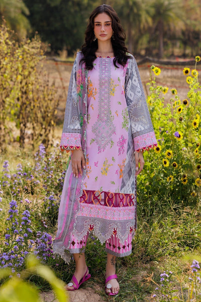 Charizma | Combination 25 | CC5-07-Brand:Charizma-Type:Ladies Clothes-Lilac-Lawn-House of Maryam- Buy in UK, USA