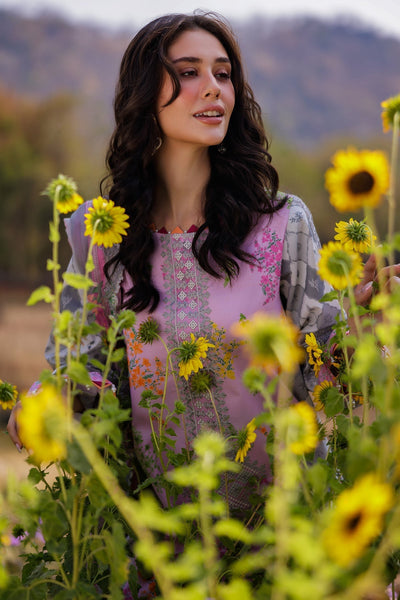 Charizma | Combination 25 | CC5-07-Brand:Charizma-Type:Ladies Clothes-Lilac-Lawn-House of Maryam- Buy in UK, USA