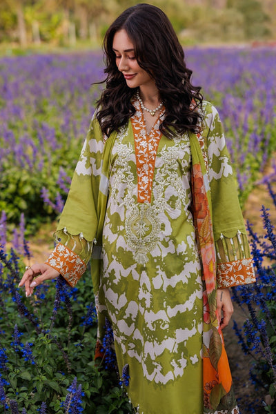 Charizma | Combination 25 | CC5-08-Brand:Charizma-Type:Ladies Clothes-Apple Green-Lawn-House of Maryam- Buy in UK, USA