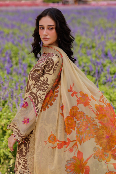 Charizma | Combination 25 | CC5-10-Brand:Charizma-Type:Ladies Clothes-Beige-Lawn-House of Maryam- Buy in UK, USA