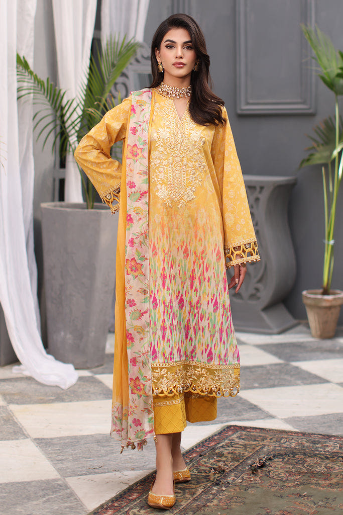 Charizma | Combinations 2024 | CCS4-07 -  Charizma Casuals - Original Designer Dress - House of Maryam