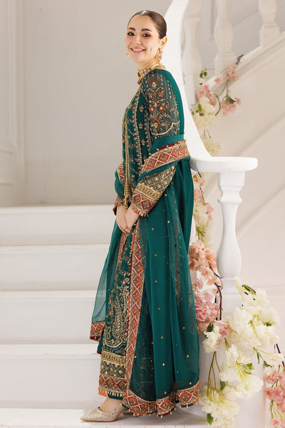 Charizma | Dastaan e Jashaan 25 | DJ5-01-Brand:Charizma-Type:Ladies Clothes-Green-Chiffon-House of Maryam- Buy in UK, USA
