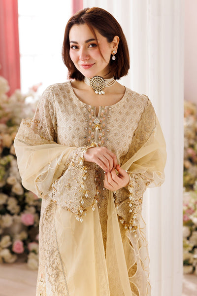 Charizma | Dastaan e Jashaan 25 | DJ5-06-Brand:Charizma-Type:Ladies Clothes-Gold-Chiffon-House of Maryam- Buy in UK, USA