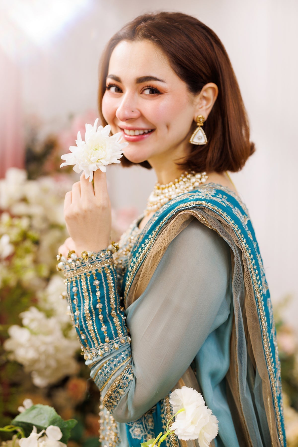 Charizma | Dastaan e Jashaan 25 | DJ5-08-Brand:Charzima-Type:Ladies Clothes-Mint-Chiffon-House of Maryam- Buy in UK, USA