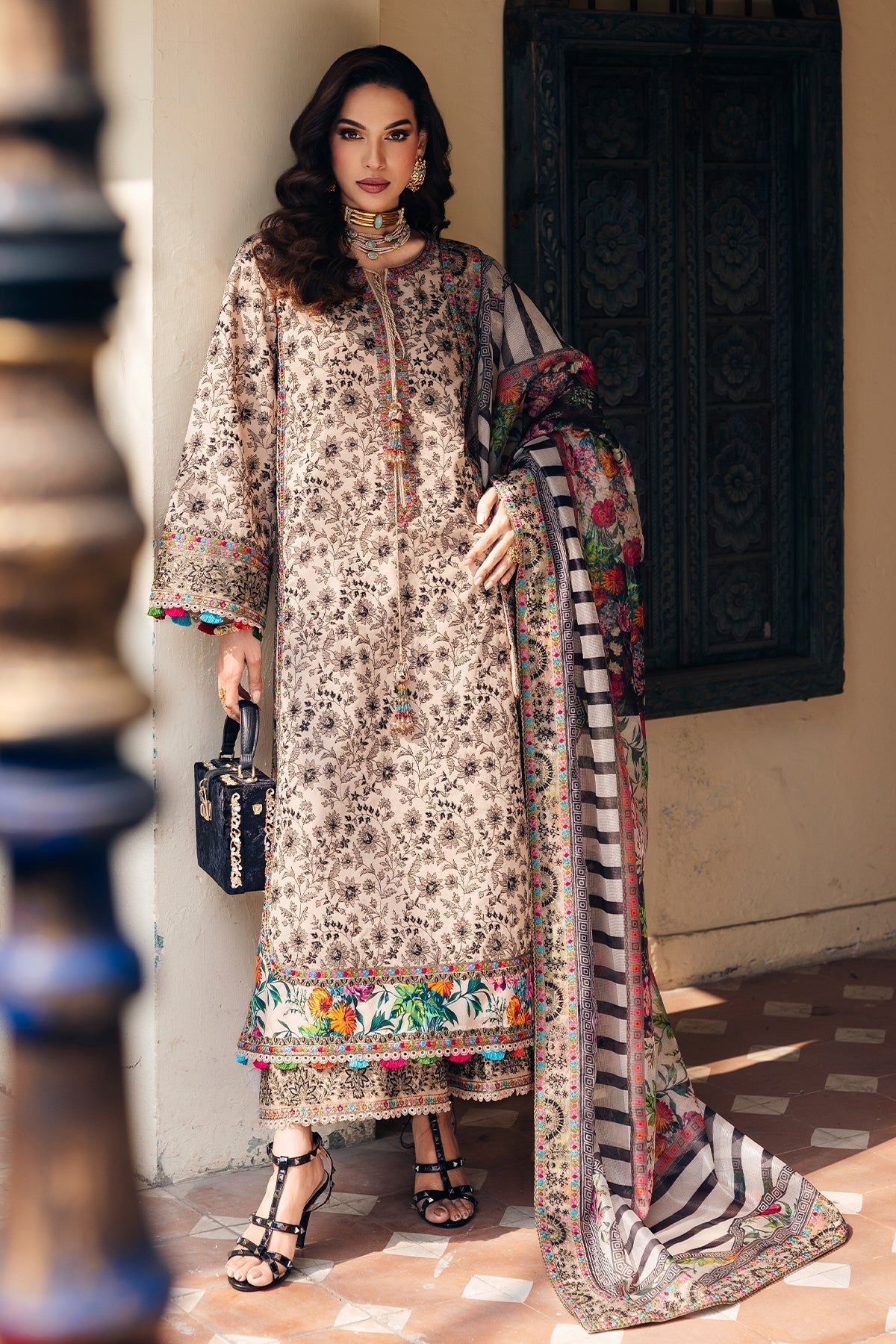 Charizma | Eid Edit 26 | ED6-01-Brand:Charizma-Type:Ladies Clothes - House of Maryam- Buy in UK, USA
