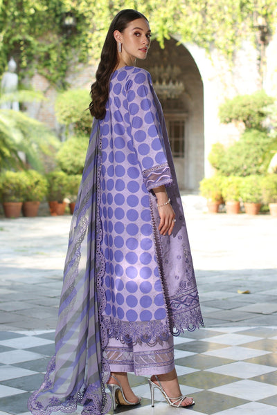 Charizma | Miraas Lawn | CMR5-06-Brand:Charizma-Type:Ladies Clothes-Lilac Gray-Lawn-House of Maryam- Buy in UK, USA