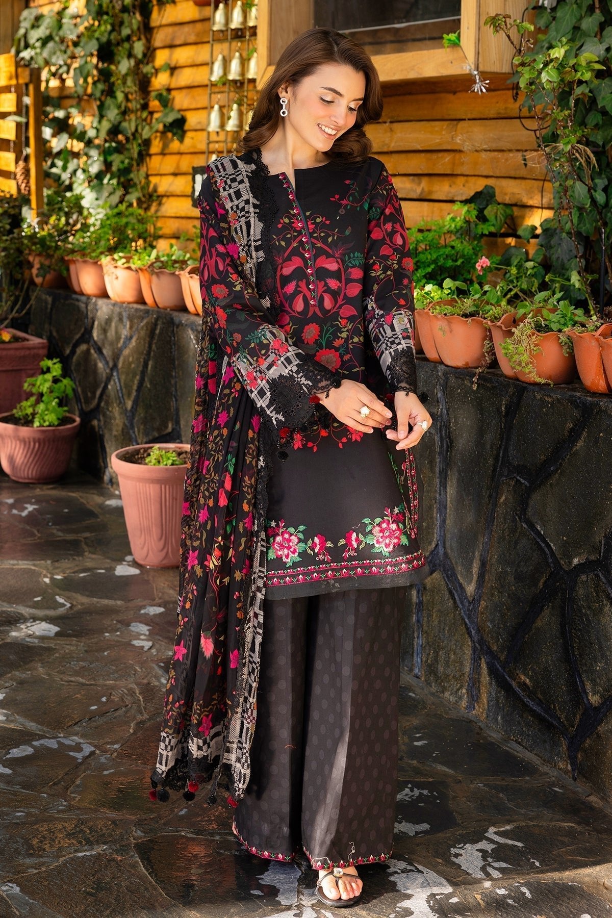 Charizma | Rang e Bahar | VOL 02 CRB6-11-Brand:Charizma-Type:Ladies Clothes-Black-Lawn-House of Maryam- Buy in UK, USA