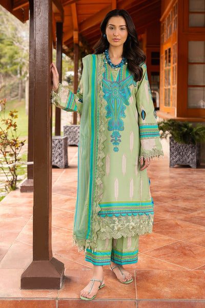 Charizma | Rang e Bahar | VOL 02 CRB6-13-Brand:Charizma-Type:Ladies Clothes-Mint Gray-Lawn-House of Maryam- Buy in UK, USA