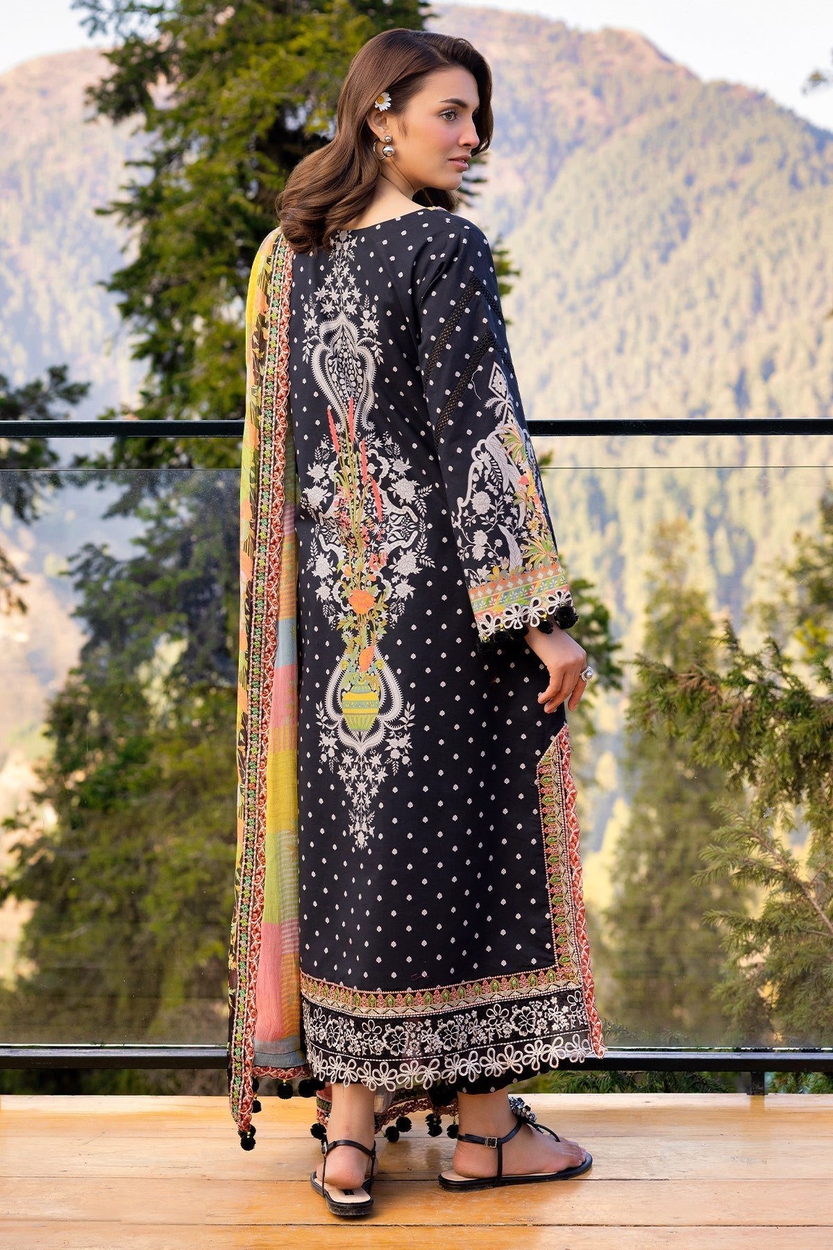 Charizma | Rang e Bahar | VOL 02 CRB6-15-Brand:Charizma-Type:Ladies Clothes-Black-Lawn-House of Maryam- Buy in UK, USA