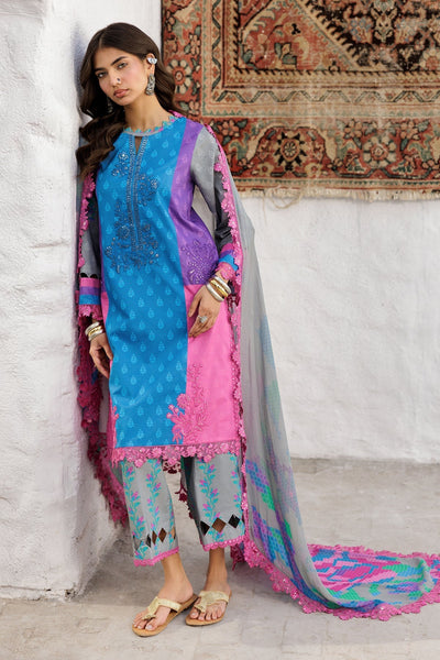 Charizma | Rangoli Lawn | CRO5-02-Brand:Charizma-Type:Ladies Clothes-Multi-Lawn-House of Maryam- Buy in UK, USA